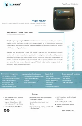 Bluetooth Thermal Receipt Printer