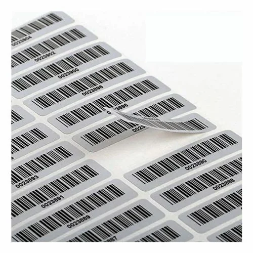 Retail Shop Barcode Label Sticker
